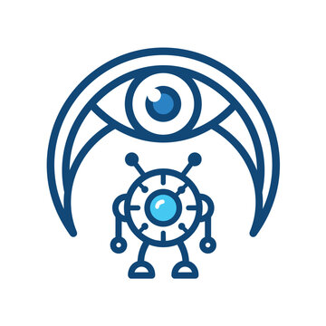 Robotic Eye Icon