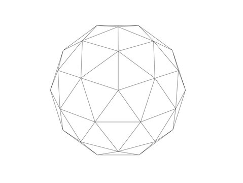 80面体 octacontahedron  オクタコンタヘドロン ジオデシック 多面体 geodesic