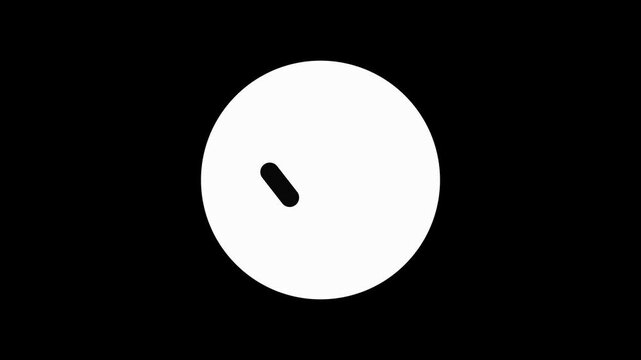 3D Yin Yang Symbol of Harmony and Balance Rotating on Black Background