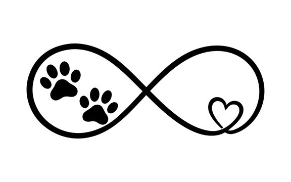 Celebrate the endless bond between pets and their owners with this elegant Infinity Paw Print Heart SVG design. Featuring a minimalist infinity symbol with adorable paw prints and a heart, this high-q