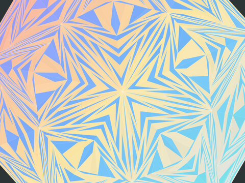 Penrose Tiling Aperiodic Pattern Abstract Vector Background