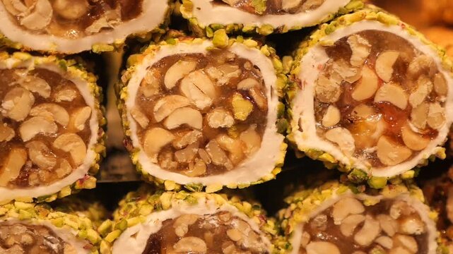 turkish delight in a shop in istanbul 