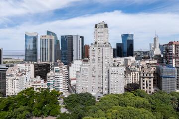 Obraz premium Aerial view of the skyline of Buenos Aires, Argentina