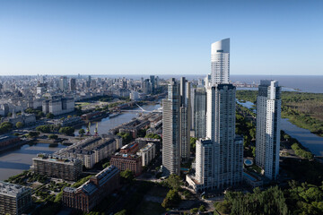 Aerial view of the skyline of Buenos Aires, Argentina © Chenxiaoyang