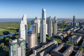 Aerial view of the skyline of Buenos Aires, Argentina © Chenxiaoyang