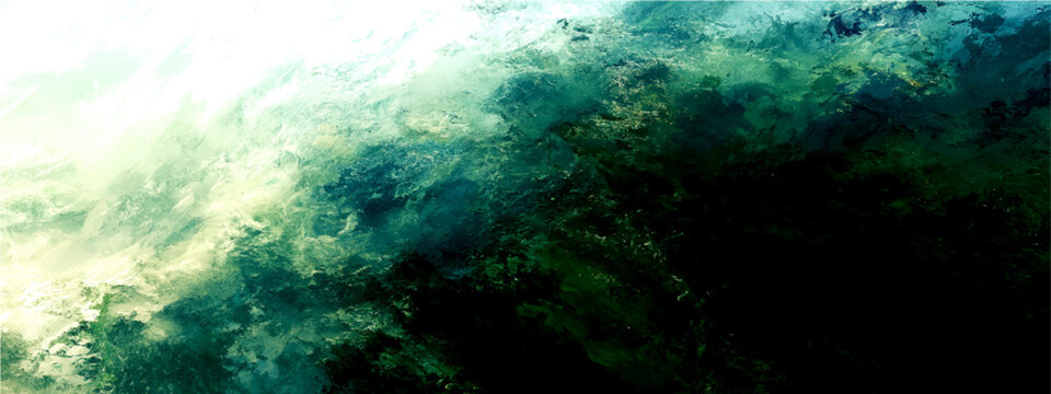 Turbulent ocean wave crashes shore, embodying raw power natural forces, evoking awe, respect.