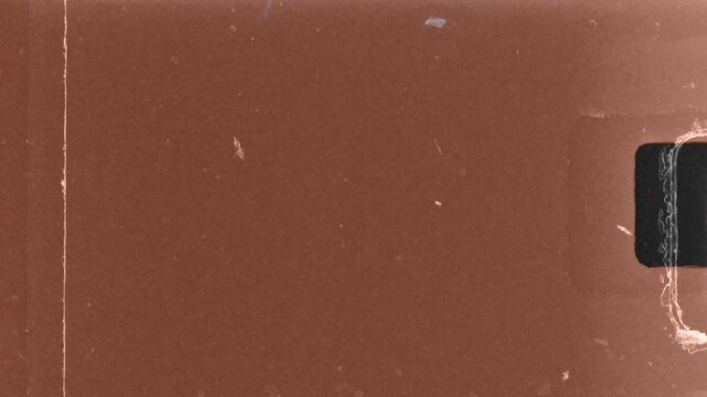 Vintage 8mm film strip running effect