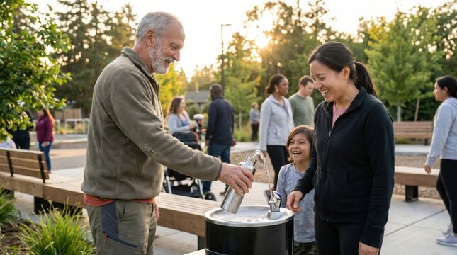 Senior Citizen Day Celebration with Community at Outdoor Park