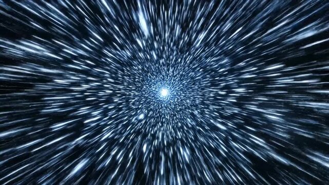 hyperspeed light streaks warp drive through space creating a fast dynamic visual of futuristic interstellar travel.