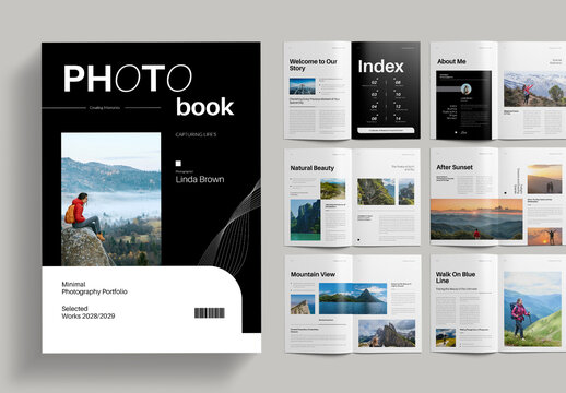 Photography Album Book Layout