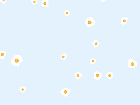 Fried Egg Breakfast Cafe Menu Design