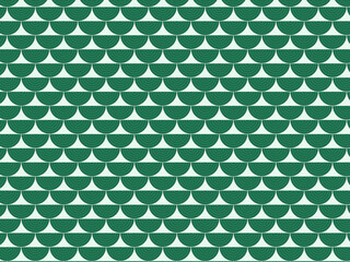 Seigaiha Japanese Scale Pattern Traditional Wave Design © iushakovsky