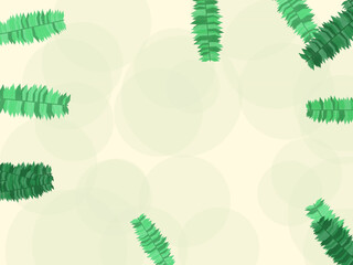 Exotic Palm Leaves Botanical Pattern Background © iushakovsky