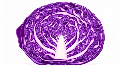 Obraz premium Vibrant purple swirling abstract fluid motion background.