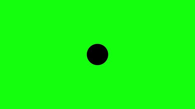 Abstract the pause icon on green screen. The high quality HD pause icon animation.4k quality animation video..