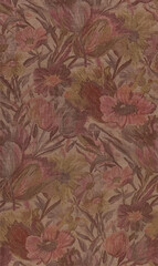 Fototapeta premium grunge floral background