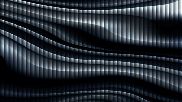 Abstract Black and White Corrugated Metal and Plastic Pipe Pattern Industrial Steel Tube Texture Background for Construction Technology and Plumbing