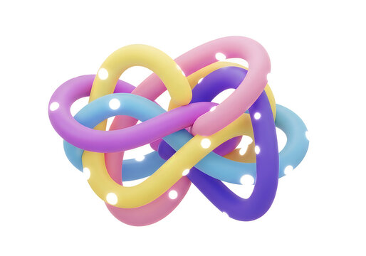 Colorful baby teether toy