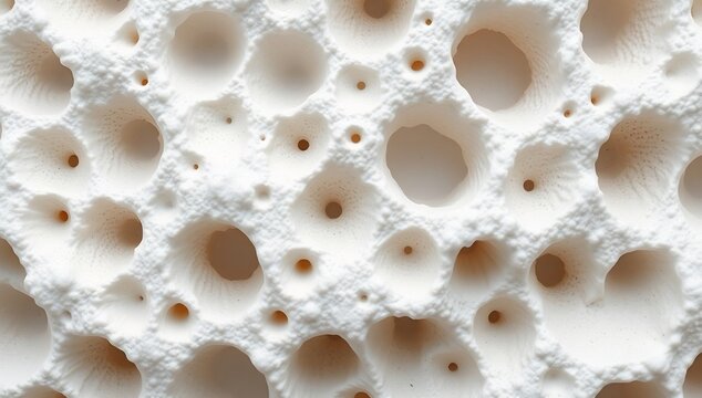 Abstract white volcanic foam texture