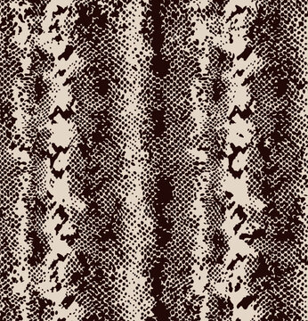 Python Snake Skin Animal Print Background in Brown and Beige Reptile Scale Texture
