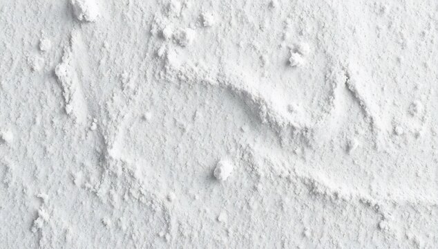 Elegant white powder texture with microscopic crystalline shine