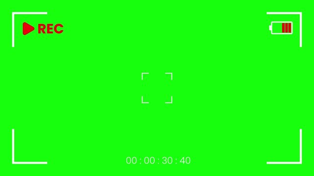 Greenscreen gif camera footage screen video animation