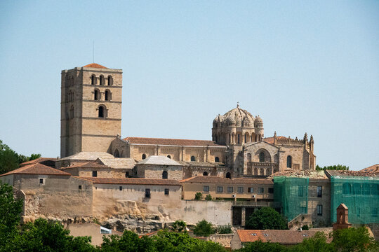 Zamora Cathedral with its famous Byzantine dome, Castilla y Le&oacute;n, Spain