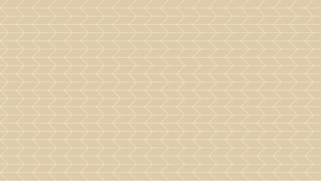 Seamless pattern of tilted beige rectangles creating 3d or isometric effect. Abstract full frame modern geometric background with copy space in 8k resolution.