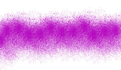 Purple glitter particles falling down on transparent background © judge_miah