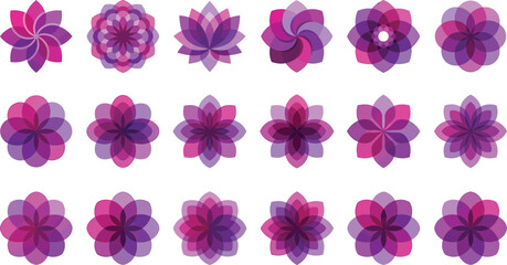 Naklejka premium Collection of festive Christmas elements including trees, gifts, ornaments, and snowflakes icons