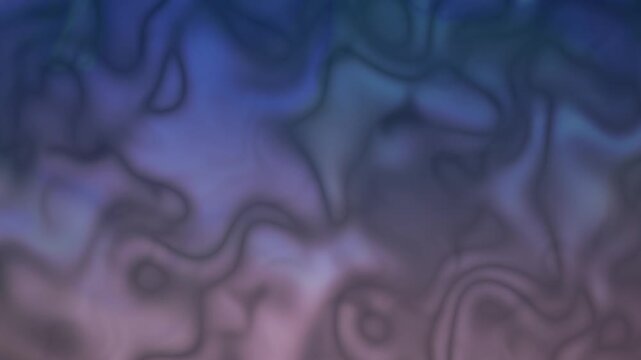 Blue Opal Liquid Membrane Abstract Loop 4K