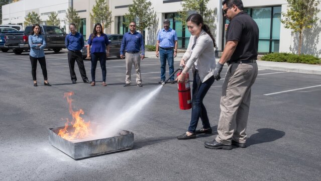 Fire safety training