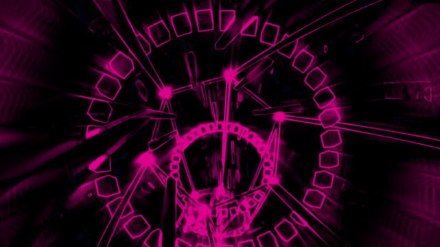 Color Rotate Warp Tunnel Flow Abstract Techno Seamless 4K VJ Loop