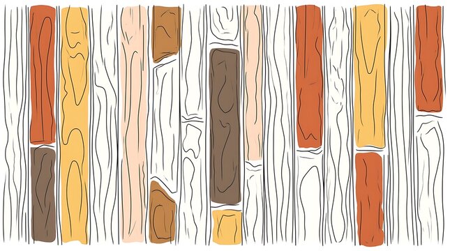 Rustic Vertical Wood Panel Texture Background with Natural Timber Wall Cladding