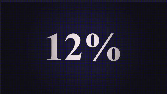 Circle countdown timer animation from 25 to 0 second animation on black background 4K video.