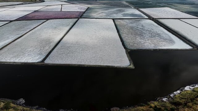Lake Magadi kenya Sodaash Alkaline water salt lake Trona mineral deposits rift valley kenya . kenyan lake with Trona.