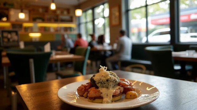 Tasty meal in a modern eatery with friendly service and cozy vibes for a memorable dining experience.