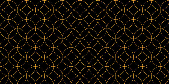 Abstract background vector seamless circle wave geometric illustration business futuristic. Ornament tile background. Colorful element line pattern.