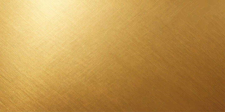 Abstract Brushed Gold Metal Texture Background with Vintage Metallic Surface Pattern for Luxury Wallpaper Design and Aged Grunge Backdrop
