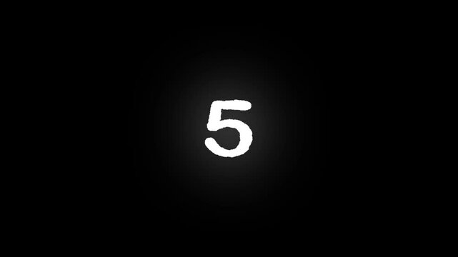 countdown displaying numbers from 10 to 0 on screen.