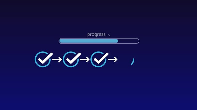 progress tracking workflow checklist with task completion steps and digital interface using stylus on business dashboard for productivity improvement time management . on transparent background.