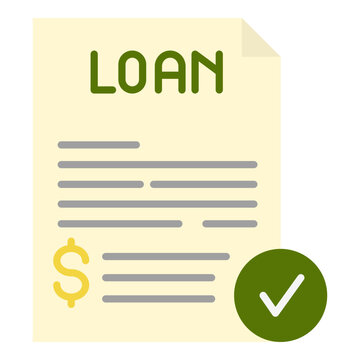 Approved Loan Document with Verified Checkmark
