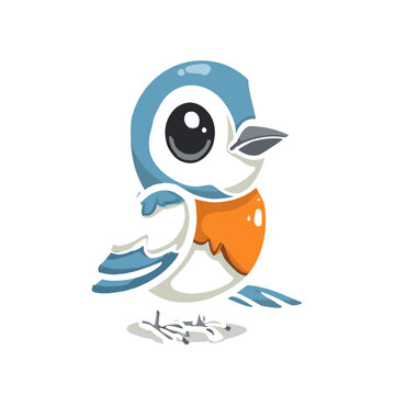 Cute Oriole Cartoon Mascot