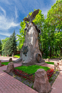The monument "Grateful Russia - to the Heroes of 1812" in Smolensk, Russia