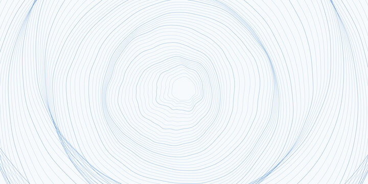 Minimalist blue topographic line background, abstract organic wave pattern vector, subtle concentric ripple texture