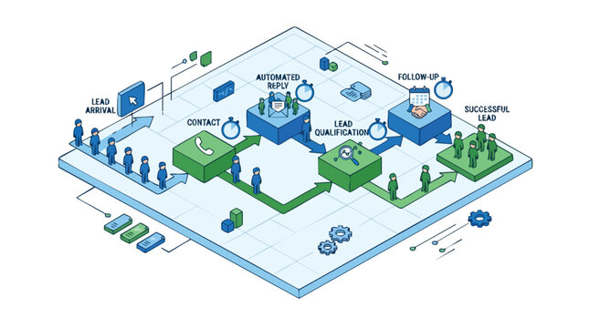 Lead Response Process Flowchart