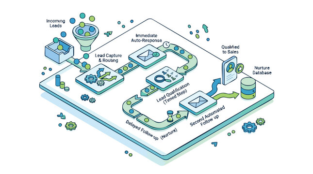 Lead Response Automation Process Flow