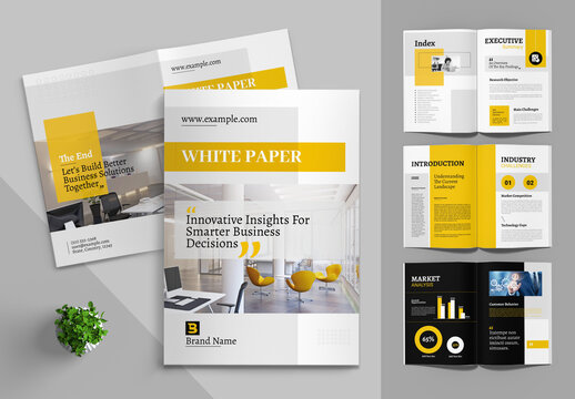 Executive Business White Paper Brochure