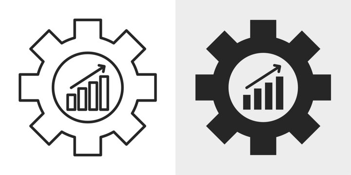 Efficiency Icon represents optimized performance and productive workflows.