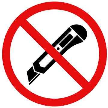 Prohibition sign with crossed-out commodore 64 computer, red circle and slash